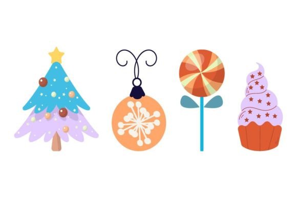 Christmas Year Decoration Graphics Freebies