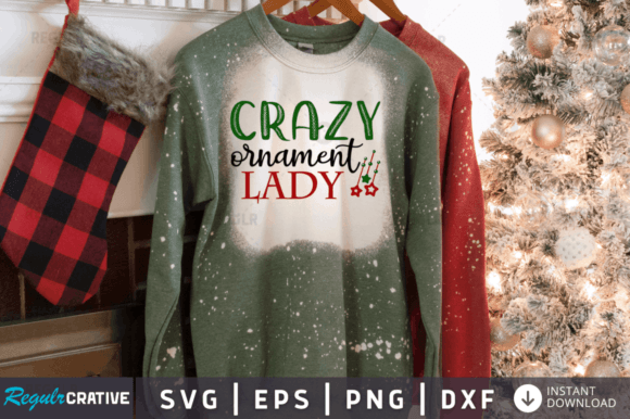 FREE Crazy Ornament Lady Svg Design: Graphics and Crafts for Creative Publishing