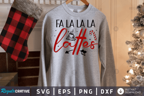 FREE Fa La La La Lattes Svg Design