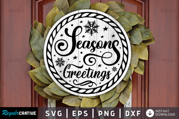 FREE Seasons Greetings, Christmas Sign