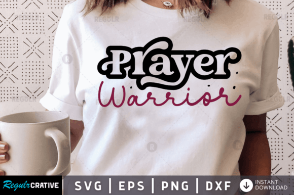 FREEP Rayer Warrior, Christian SVG Design