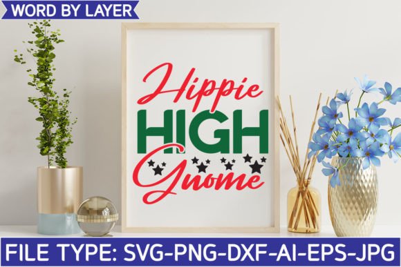 Hippie High Gnome: Graphics and Crafts Fusion