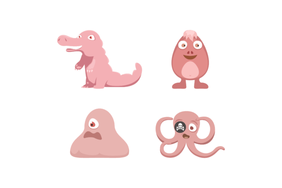 Monsters Vector: Graphics for Freebies