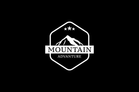 Mountain Logo Emblem. Adventure Retro Graphics Freebies