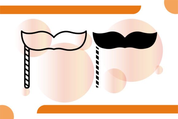 Moustache Accessories Icon Graphics Freebies